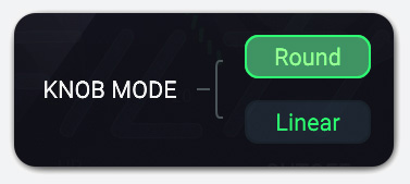 settings knob mode filtron